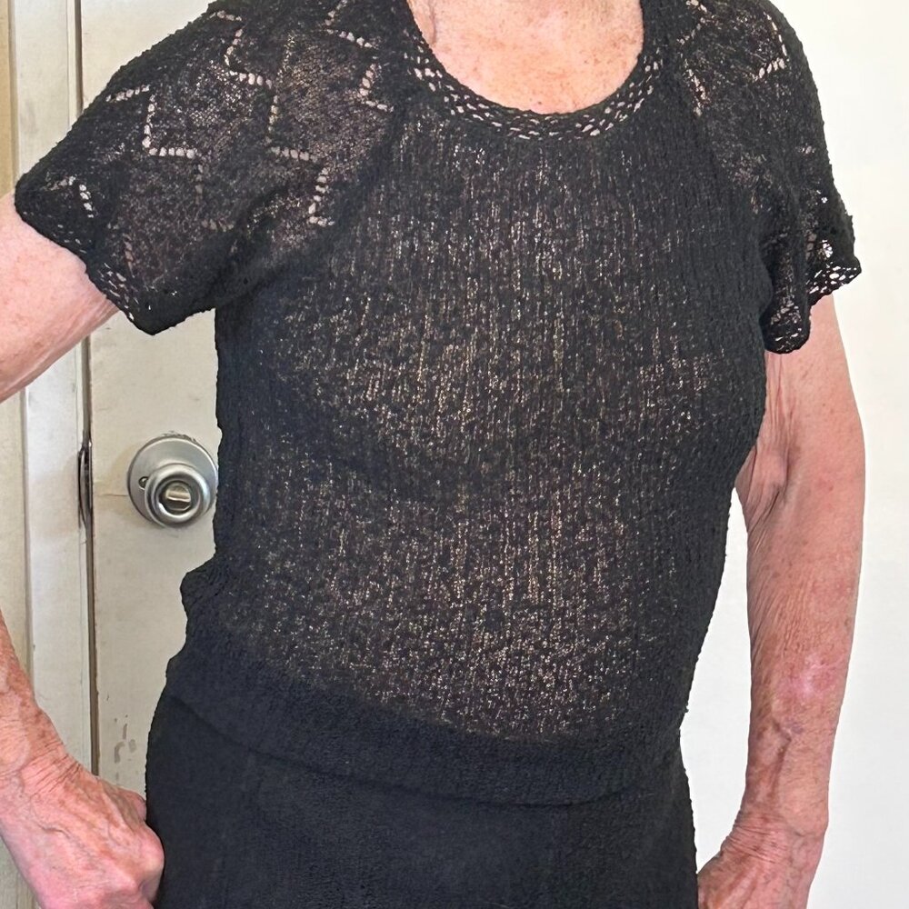 Laced Dinner Skirt set.